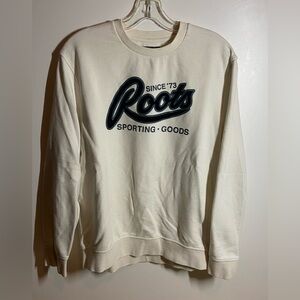 Roots Off-White Men's Crewneck Sweater